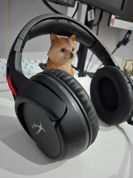 Casti gaming HyperX Cloud Flight, Wireless, PC PS4, Negru