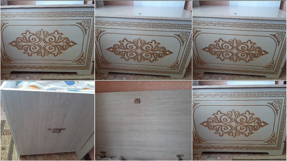 Сандык новая молочного  цвета