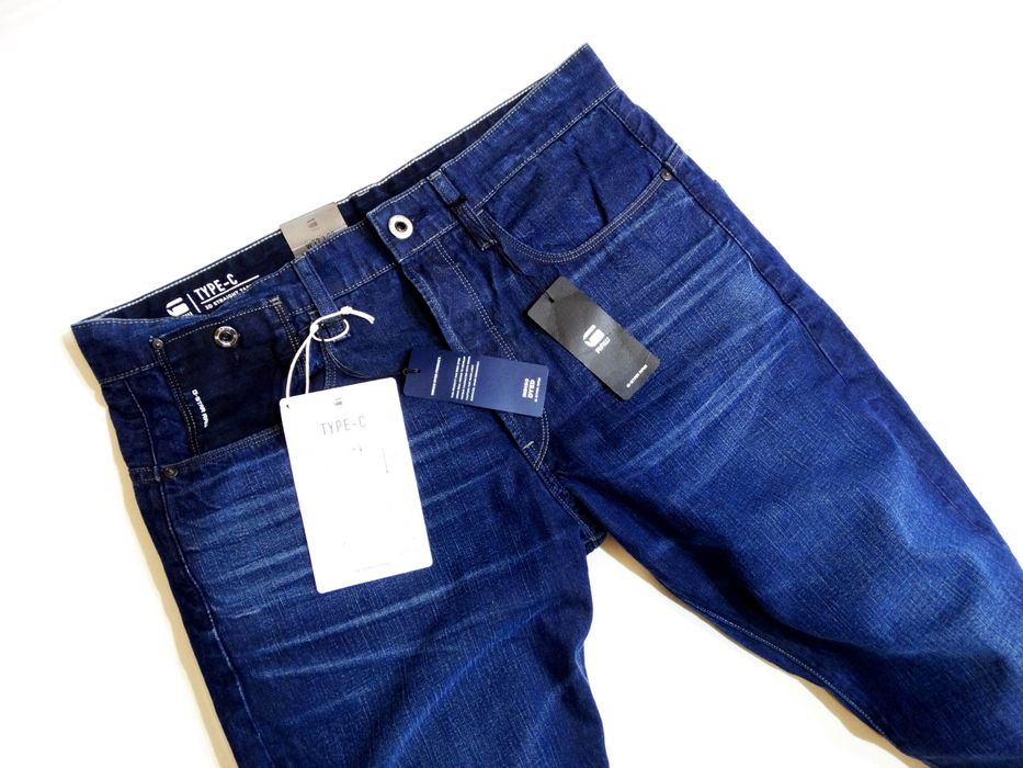 Нови G-Star Type C NW 3D Straight Tapered 2.0 Мъжки Дънки W32 L32