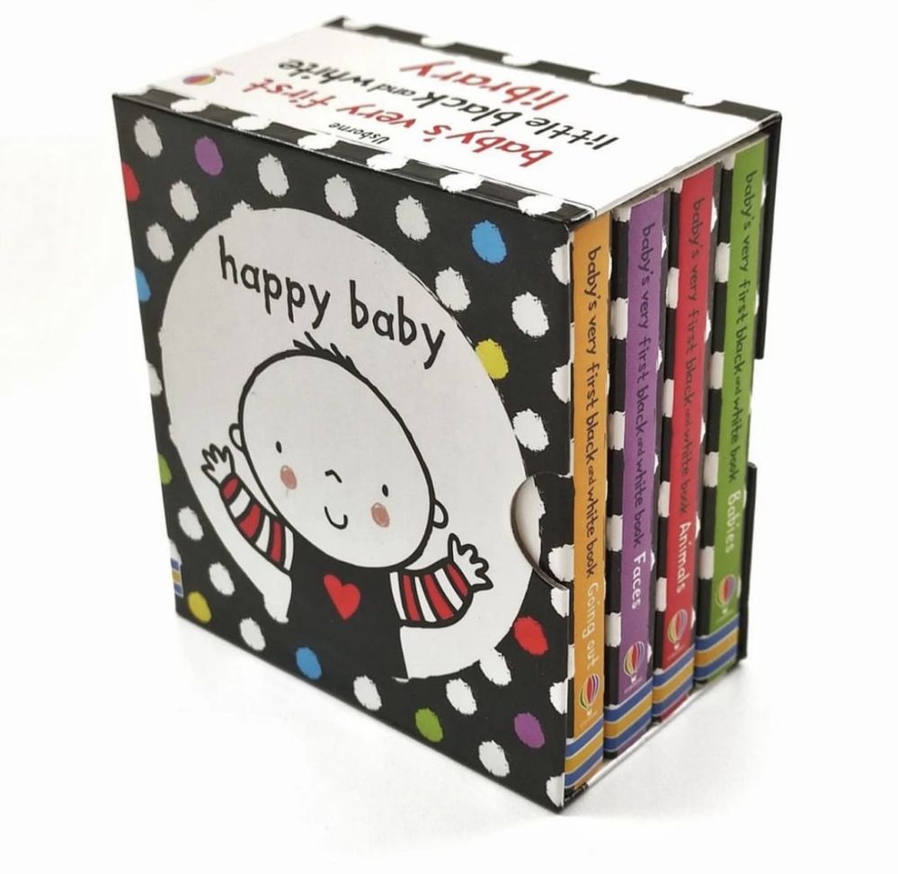 Carti bebe Baby's Very First Black and White Little Library Usborne