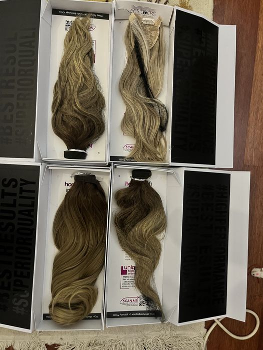 Extensii de păr clip-on si coada