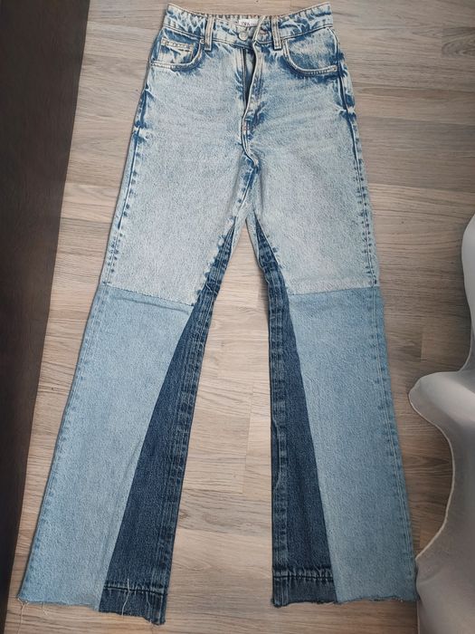 Jeans Zara wide leg, marimea 32