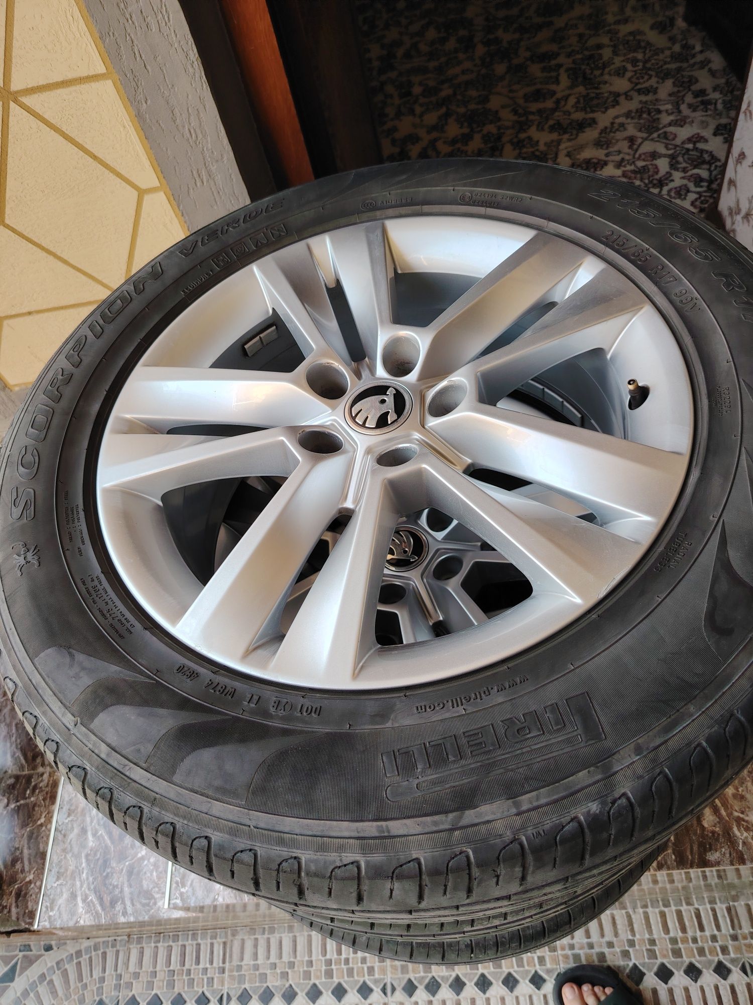 Диски от skoda Kodiak 17r