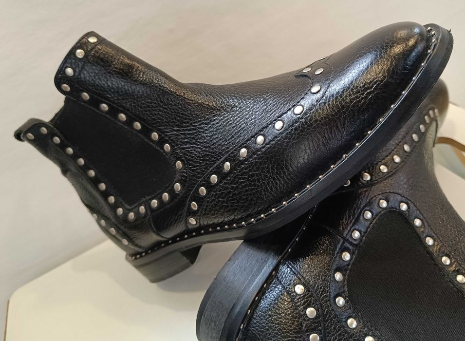 Ghete chelsea 37 lucrate manual Lavoratione Artigianale piele naturala