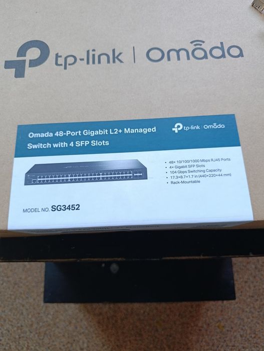 Tp link свитч sg3452 новый, запечатанный