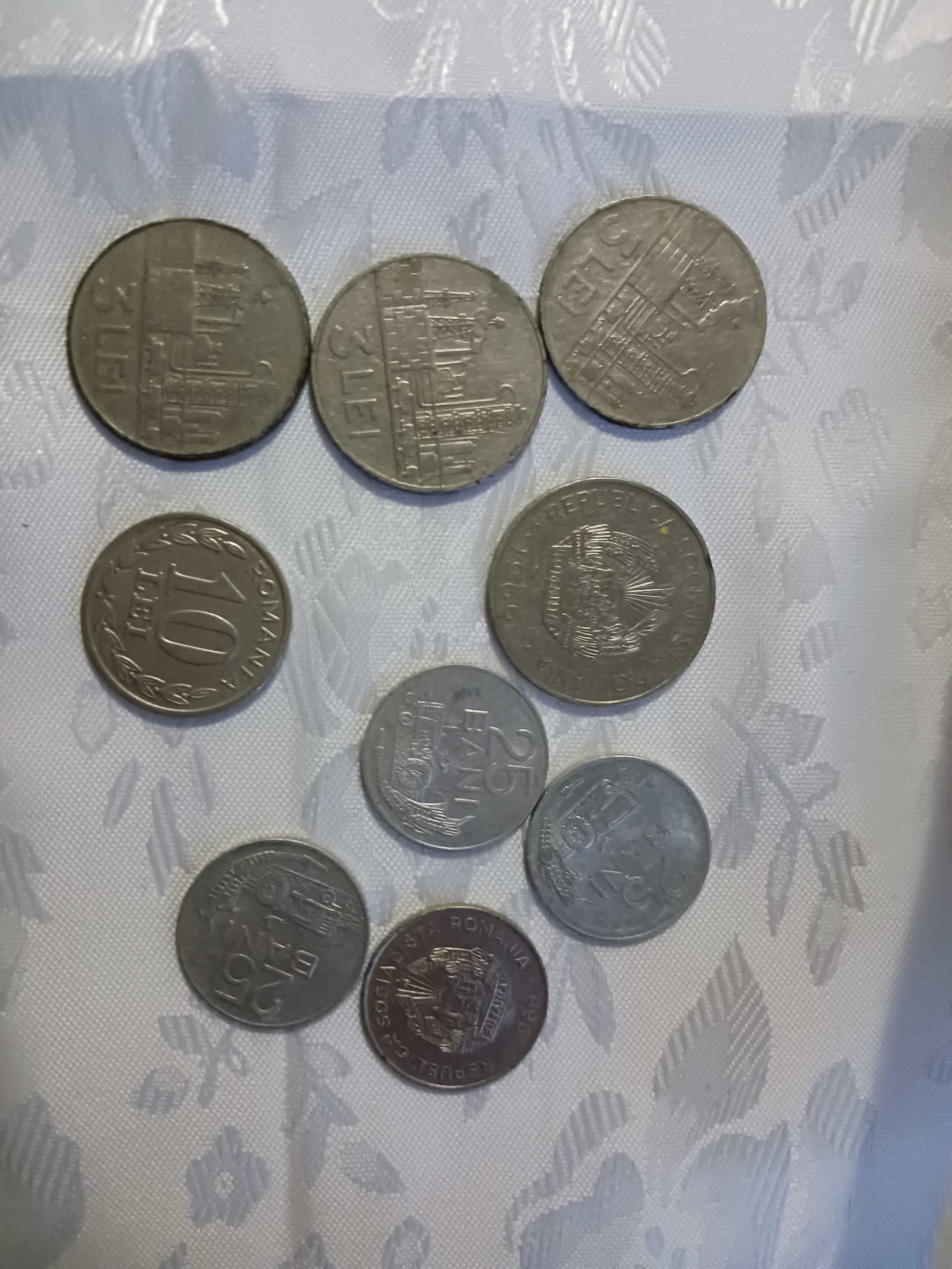 Monede vechi de 3 lei, 10 lei și 25 de bani