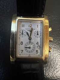 Швейцарски златен часовник Longines DolceVita Chronograph 18k