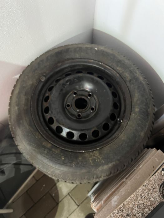 Roti de iarna Dunlop cu jante de fier 195/65/R15