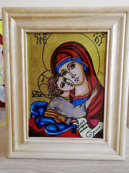 Vând icoane pe sticla