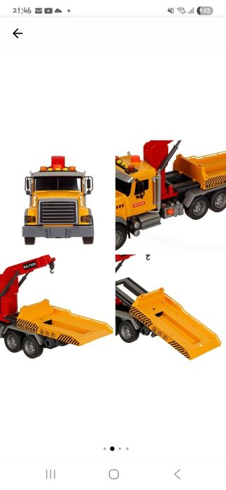 Vand Camion Platforma Macara cu Lumina & Sunet