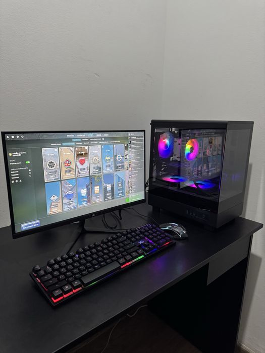 Игровой компьютер полный комплект i5-9400f RX580/8GB