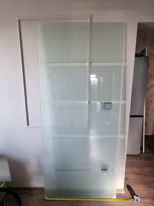 Usa sticla, marime 90-213, cu toate accesoriile incluse