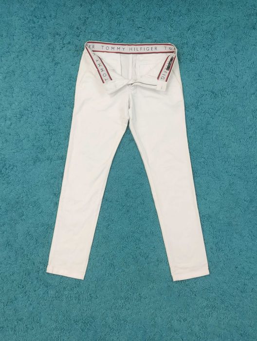 Pantaloni Tommy Hilfiger - Chino Flex White