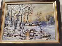 Vind tablou peisaj de iarna Drăgan