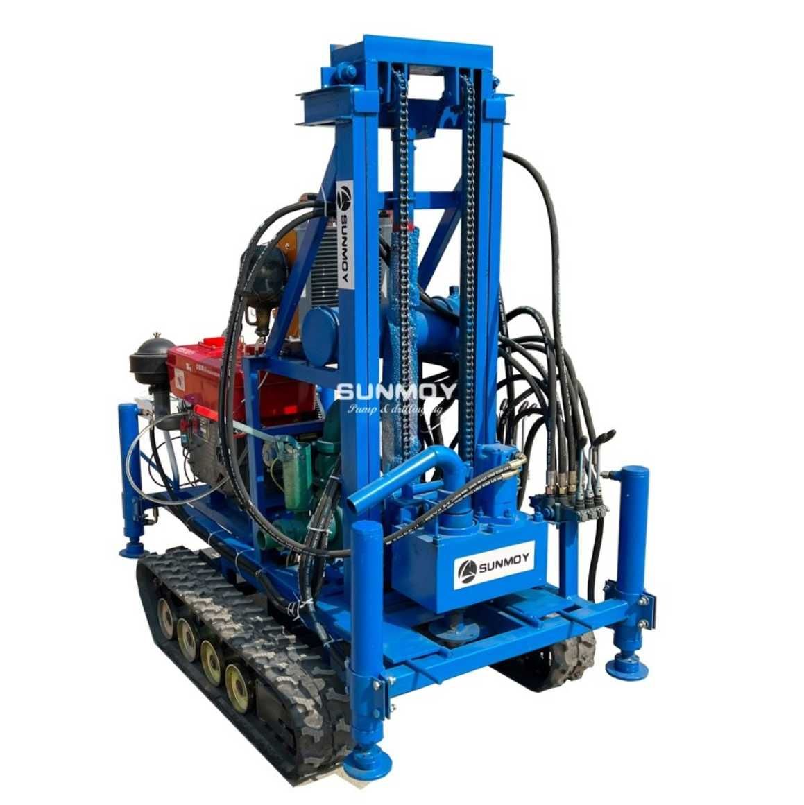 Masina foraj diesel,pe senile 25CP senile 100m prajini, 6 sape incluse