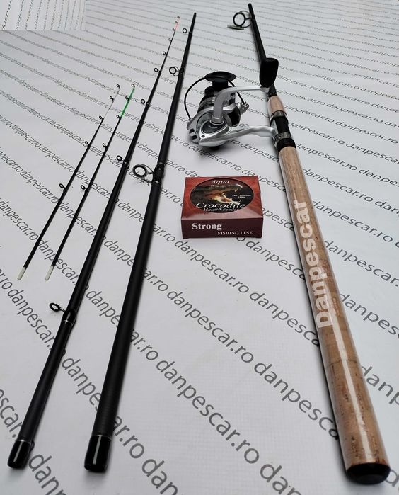 SET FEEDER Lanseta TFD4 4,20m 150gr +Mulineta FL XF6000 LongCast + FIR