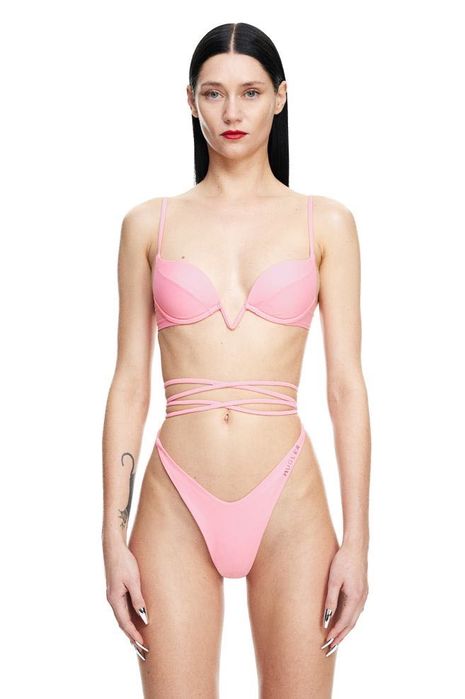 Sutien roz Mugler x HM 46