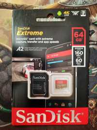 Card Memorie MicroSD Sandisk Extreme 64GB
