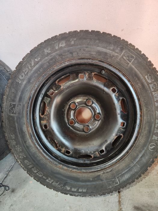 Roți complete iarnă 14" cu prindere 5 x 100 mm
