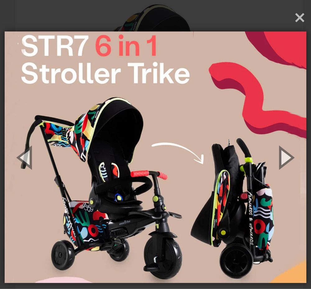 ПРОМОЦИЯ! Сгъваема триколка SmarTrike Kelly Anna - Limited edition