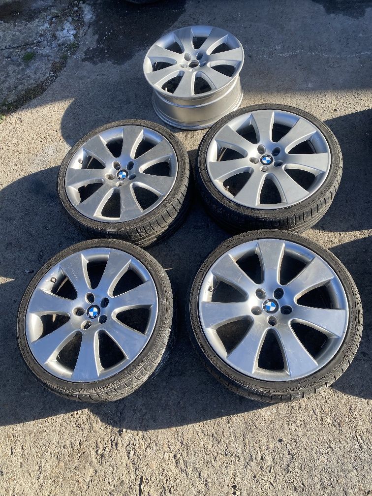 Джанти със гуми за Bmw 19" Et 45 5х120 5 броя 225/35/19 e46 e90 e60 Xd