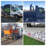 Containare moloz,gunoi, debarasare apartamente nisip, pietriș, pământ