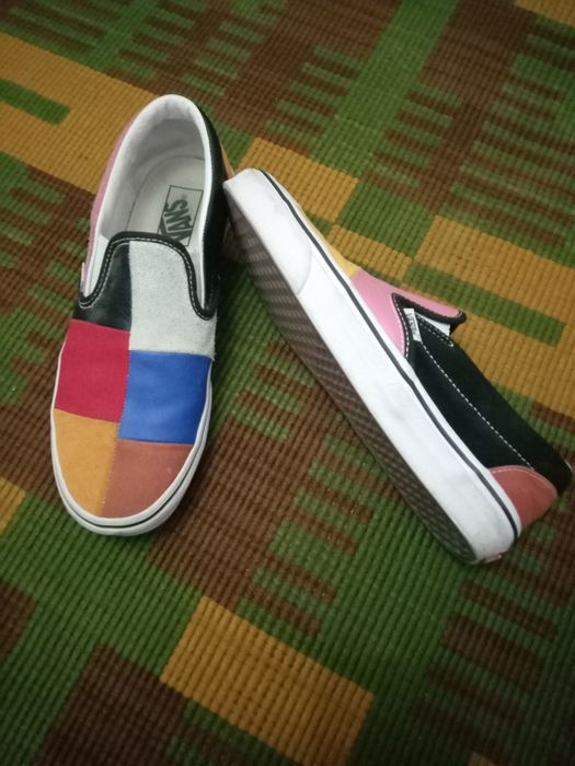 Espadrile Vans slip on Patchwork