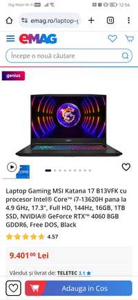 MSI Pulse 17 inch b13vfk i7-13700H