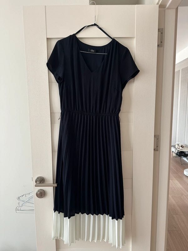 Rochie midi S Oliver Black label bleumarin 38