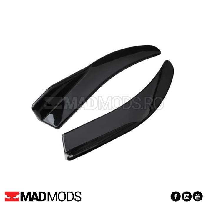 Set prelungiri laterale lip-uri negre bara fata spate BMW Audi Volkswa