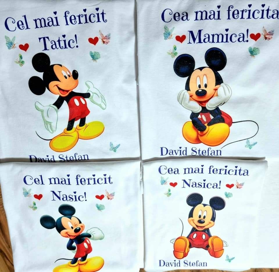 Tricouri personalizate aniversare