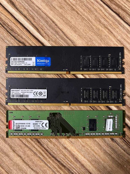 Оперативная память (ОЗУ) DDR4 4-8Gb 2666MHz - 3200MHz