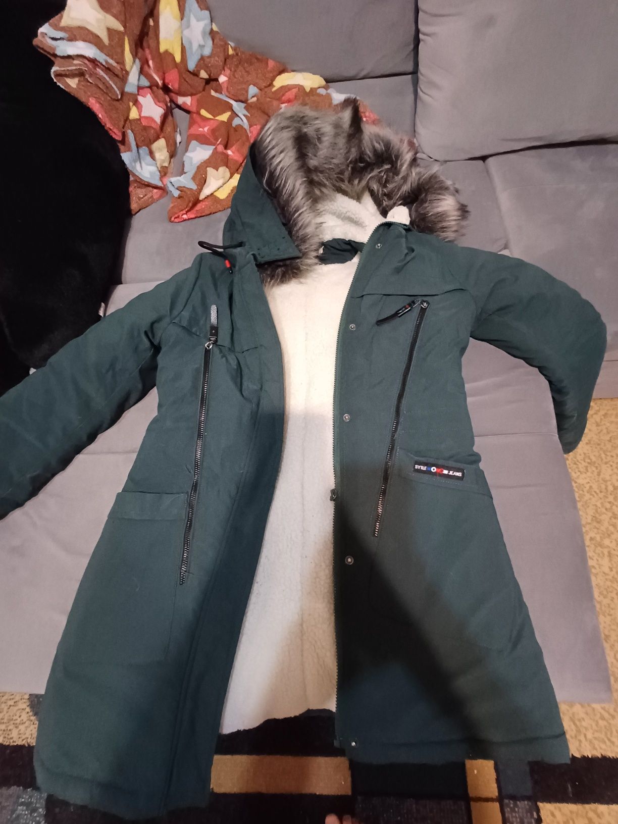 Зимняя куртка, цвет:Зелёный