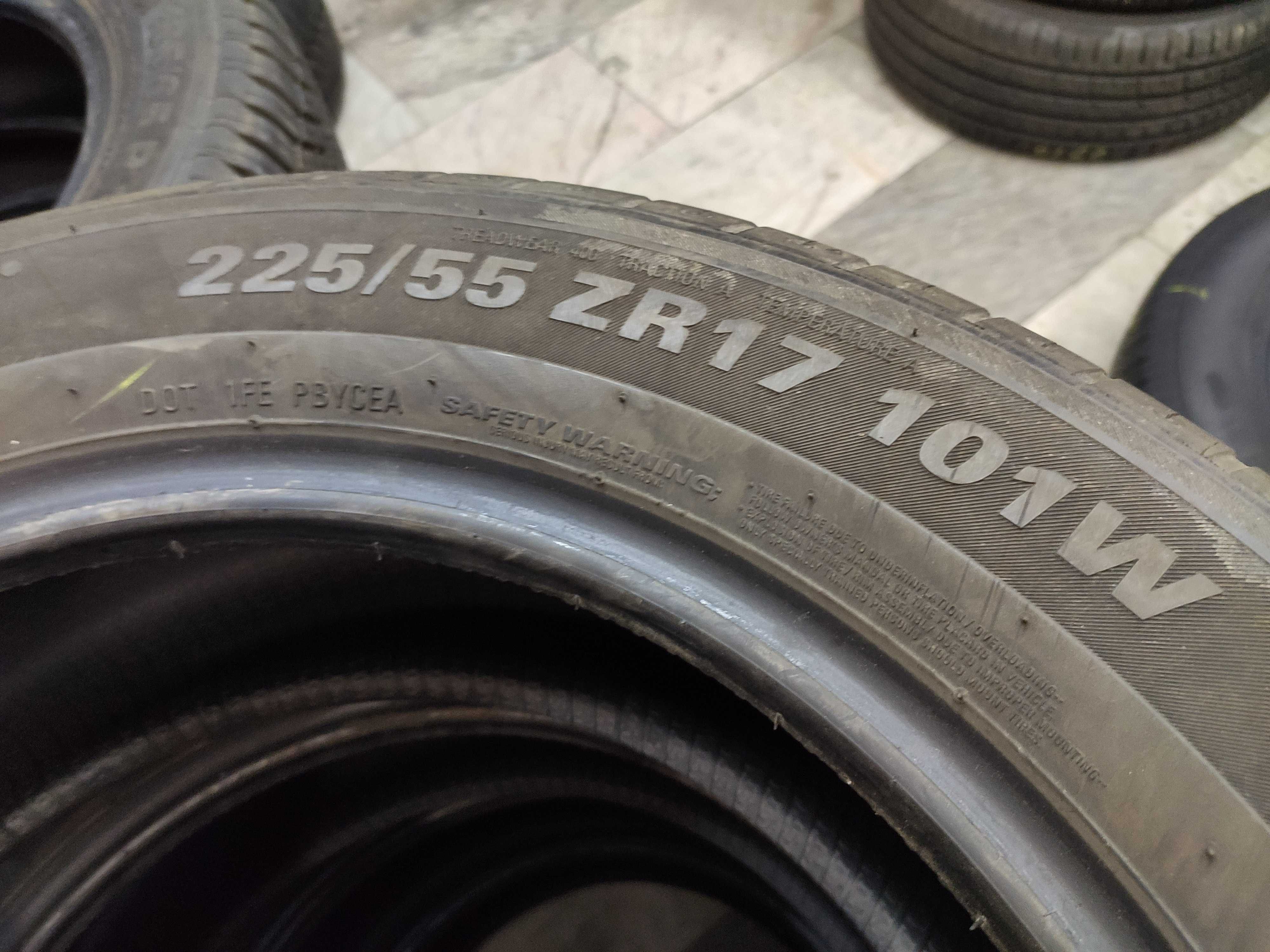 4бр Летни гуми 225 55 17 - Kumho - DOT 2024