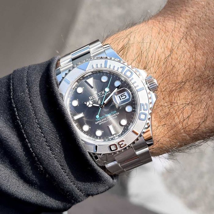 Rolex Yacht-Master Platinum сиво