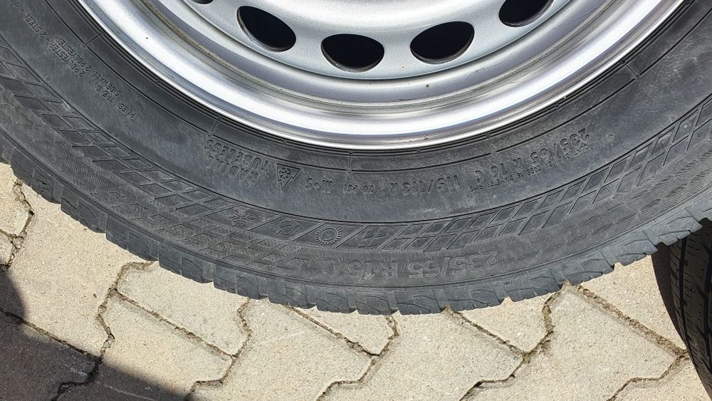 Jante Vw Crafter cu anvelope Continental VanContact4season  235/65 R16