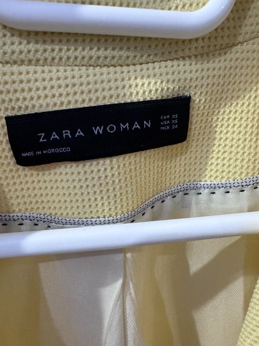 Sacou Zara galben pudra