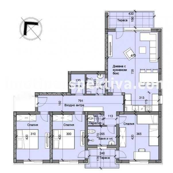 Продава се Многостаен апартамент в Пловдив, Остромила - 144 кв.м за 1153 €/кв.м - Снимка #11