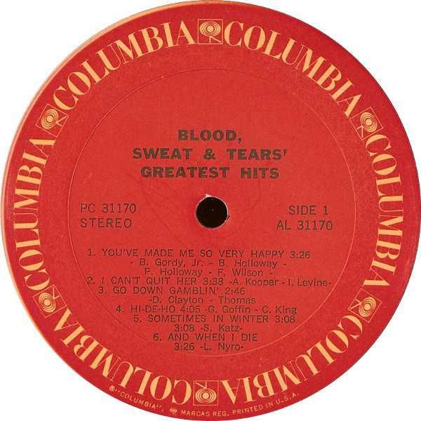 Blood, Sweat & Tears  (три виниловые пластинки )