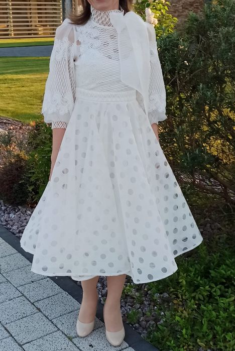 Rochie elegantă radiant alba
