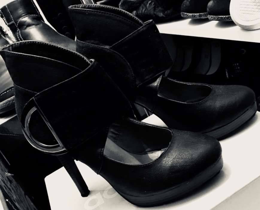 Pantofi negri 14 cm