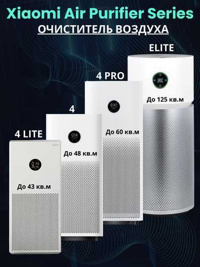 Очиститель Воздуха Xiaomi Compact 4Lite 4pro Elite Гарантия доставка!