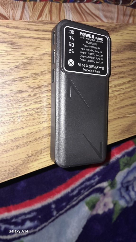 3 talik power bank tpc kabeli bilan
