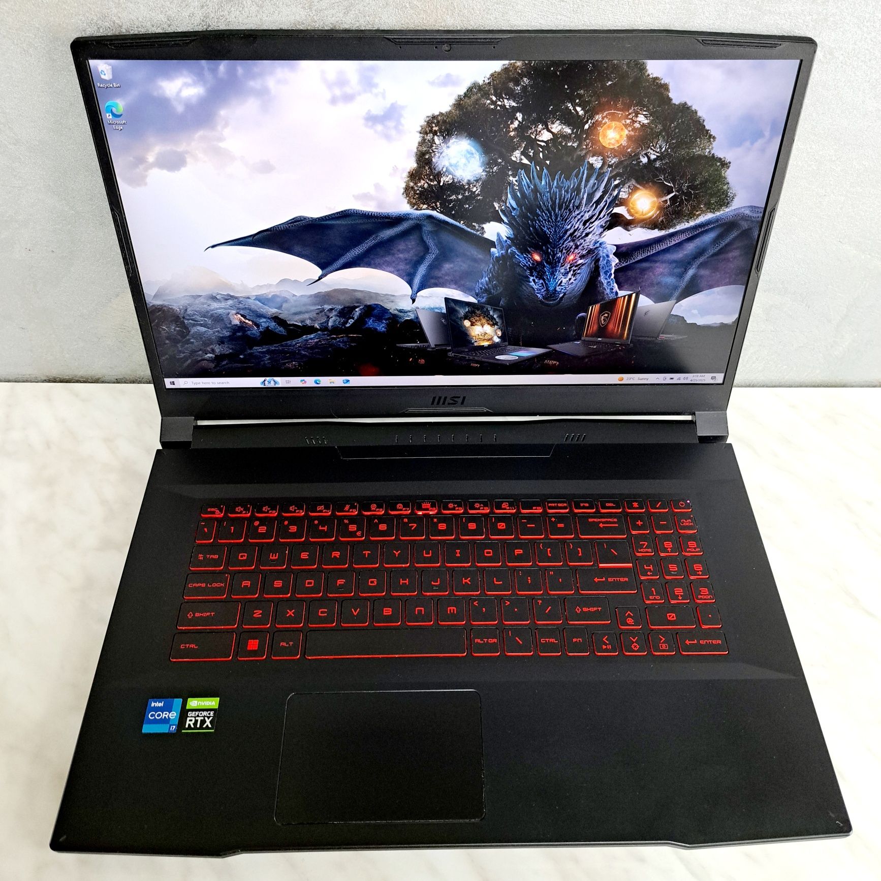 MSI Katana GF76 17'3 Intel Core i7-11800H Bmg Amanet 88643