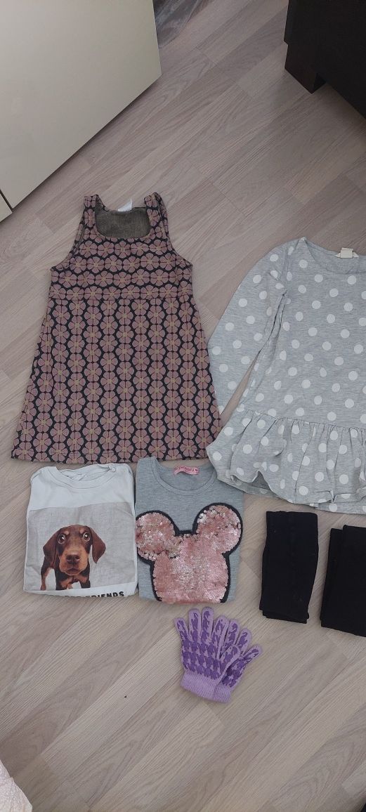 Лот 7 дрехи за 10 лв Zara, HM, 122-128 см