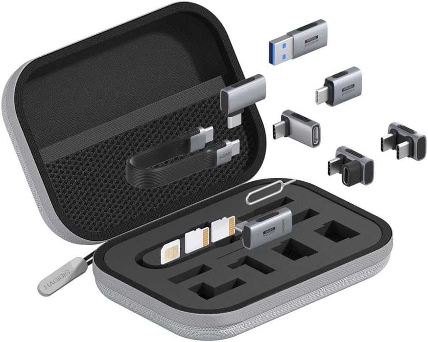 Hagibis USB C адаптер комплект USB4 40Gbps 240W 8K с кейс