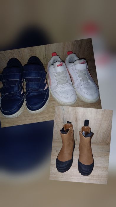 Адидас, Пума и HM ботушки 29-ти номер