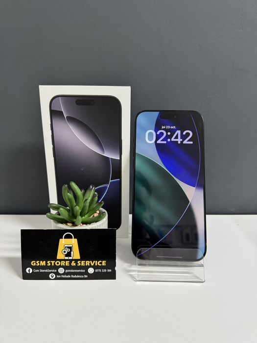 Iphone 16 Pro Max 512Gb Black Titanium Garantie Gsm Store&Service