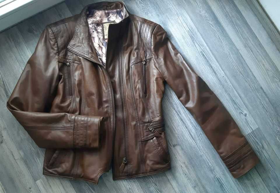 Дамско кожено яке, естествена кожа, S-размер