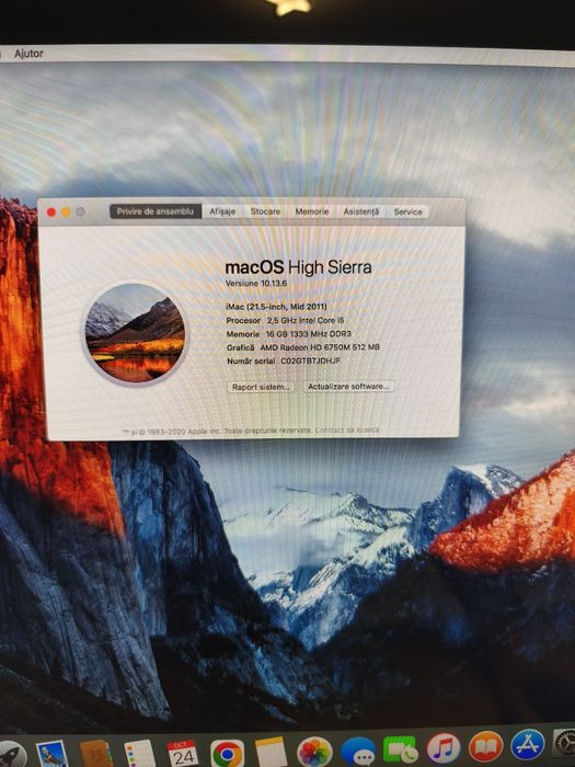 Apple iMac 16gb RAM /stare excelenta 21 inch